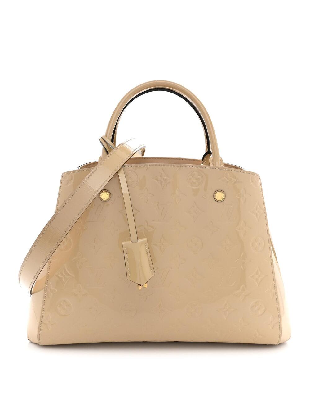 Louis Vuitton Vernis Montaigne Mm Dune #374400L13B